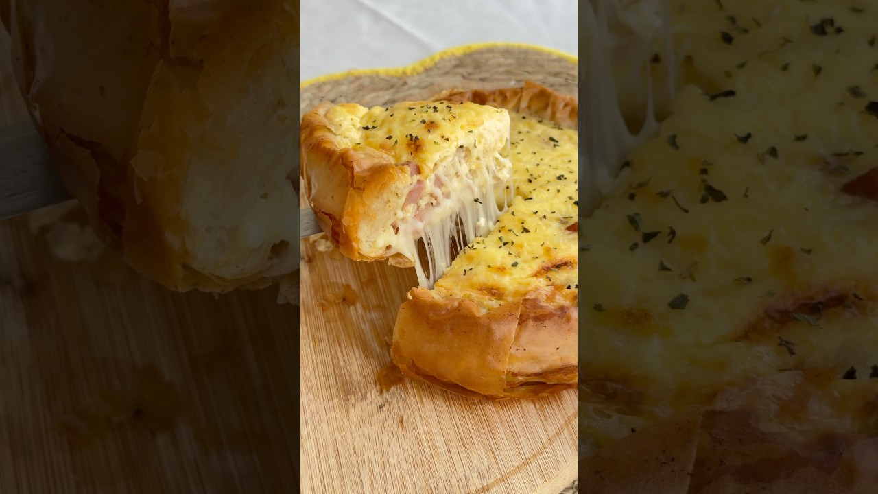 Délicieuse Quiche Filo Lorraine 🥧 – Recette Facile et Savoureuse