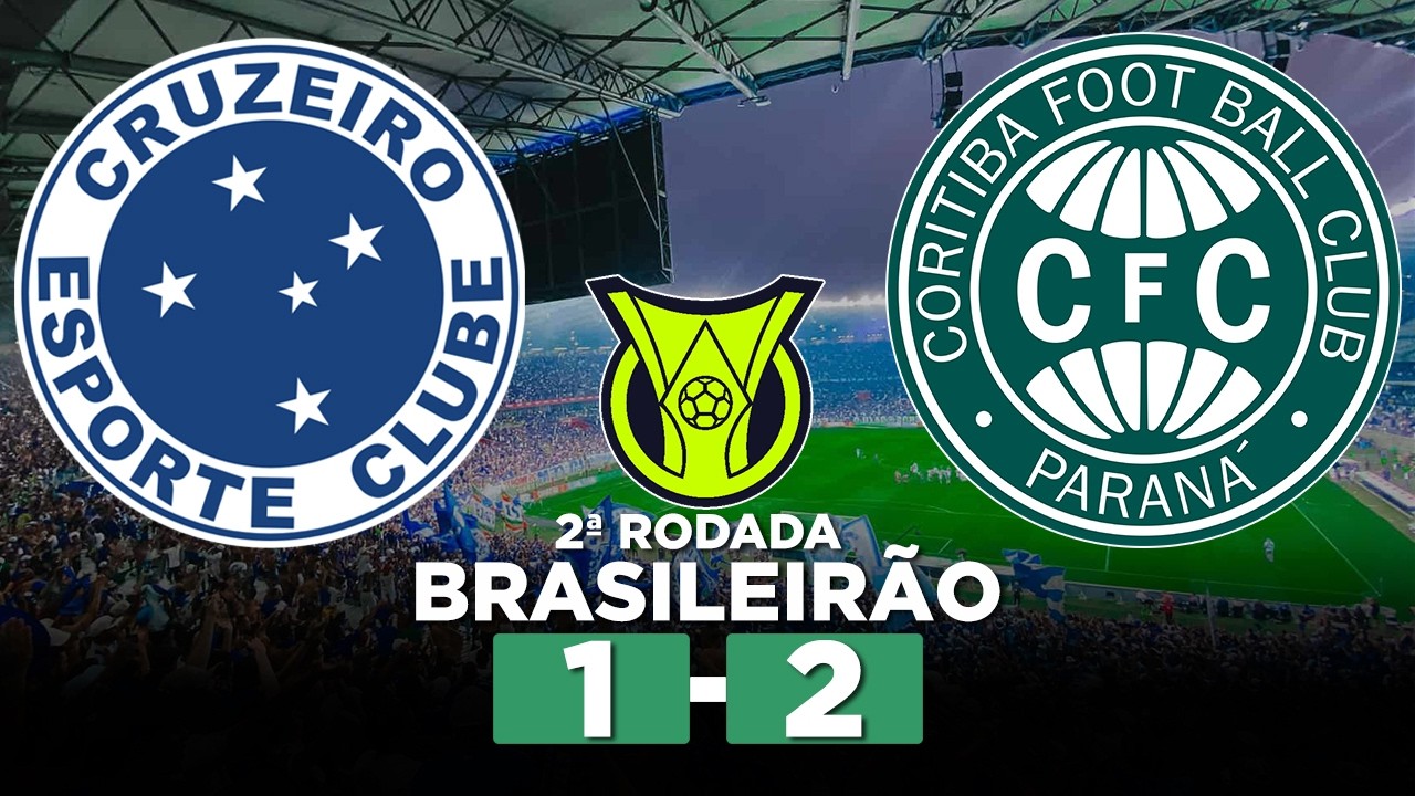 Cruzeiro perde para Coritiba e fica na lanterna 🚨