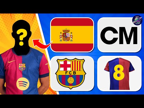 GUESS THE PLAYER BY  COUNTRY + CLUB + JERSEY NUMBER + POSITION ⚽ FOOTBALL QUIZ 2025 🏆 PART 8