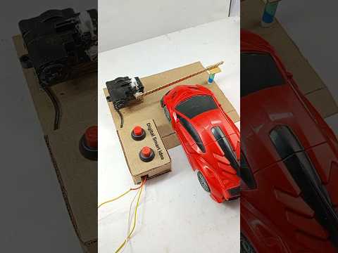 Electric Crossing Gate ⢠Dc Motor | #tech #shortvideo #dcmotorproject