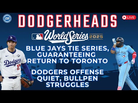 DodgerHeads: Blue Jays tie World Series, Dodgers offense & bullpen issues