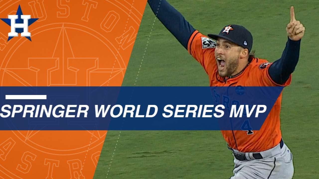 George Springer Sets Record with 5 Home Runs, Named 2017 World Series MVP 🏆