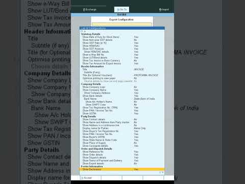 Export Gst Bill In pdf In Tally prime/#tallyprime #tally #tallytutorial