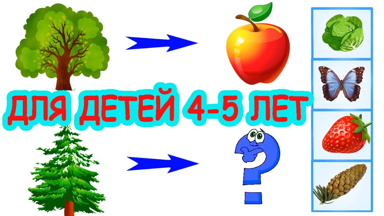 Развивающие мультфильмы и головоломки для детей 4-5 лет 🧩