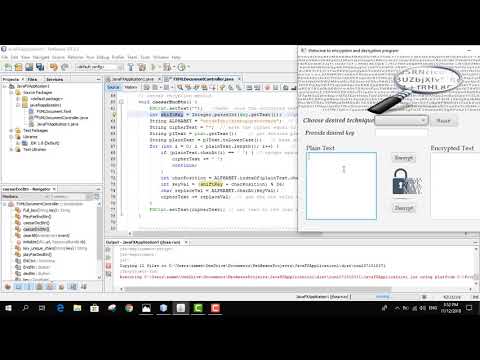 Caesar cipher encryption/decryption technique
