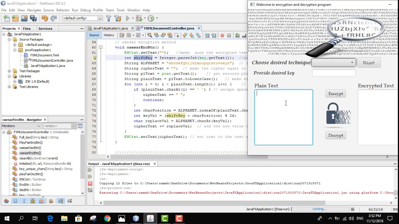 Learn Caesar Cipher Encryption & Decryption with Java Demo 🔐