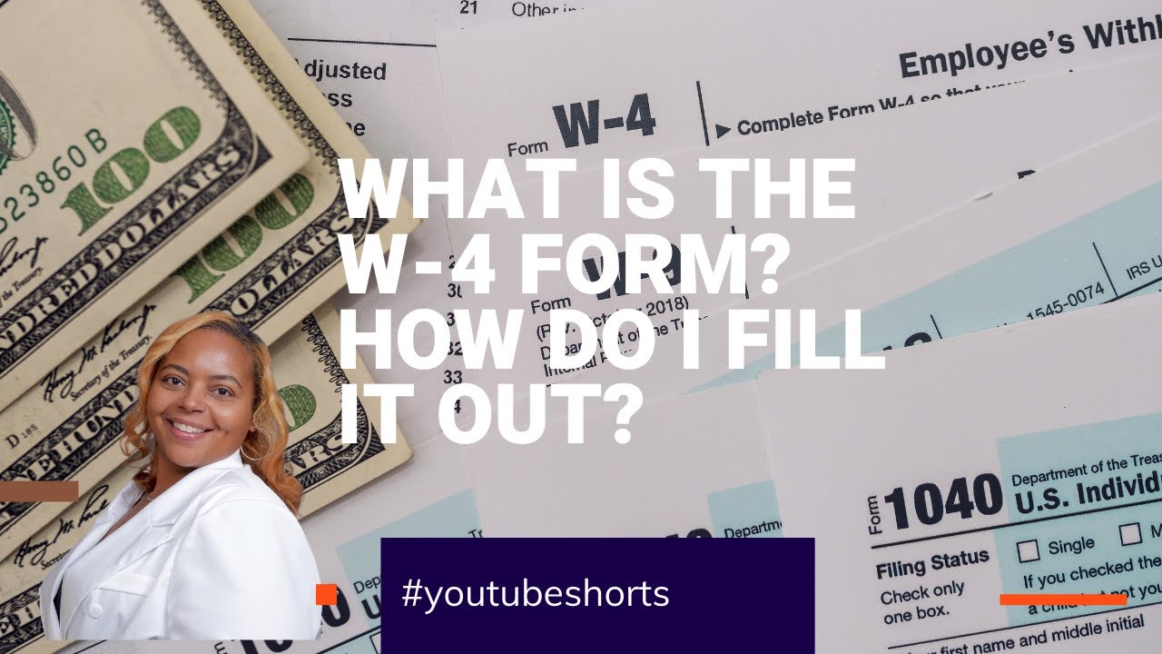 W4 W-4 Tax Form Explained: What You Need to Know 📝
