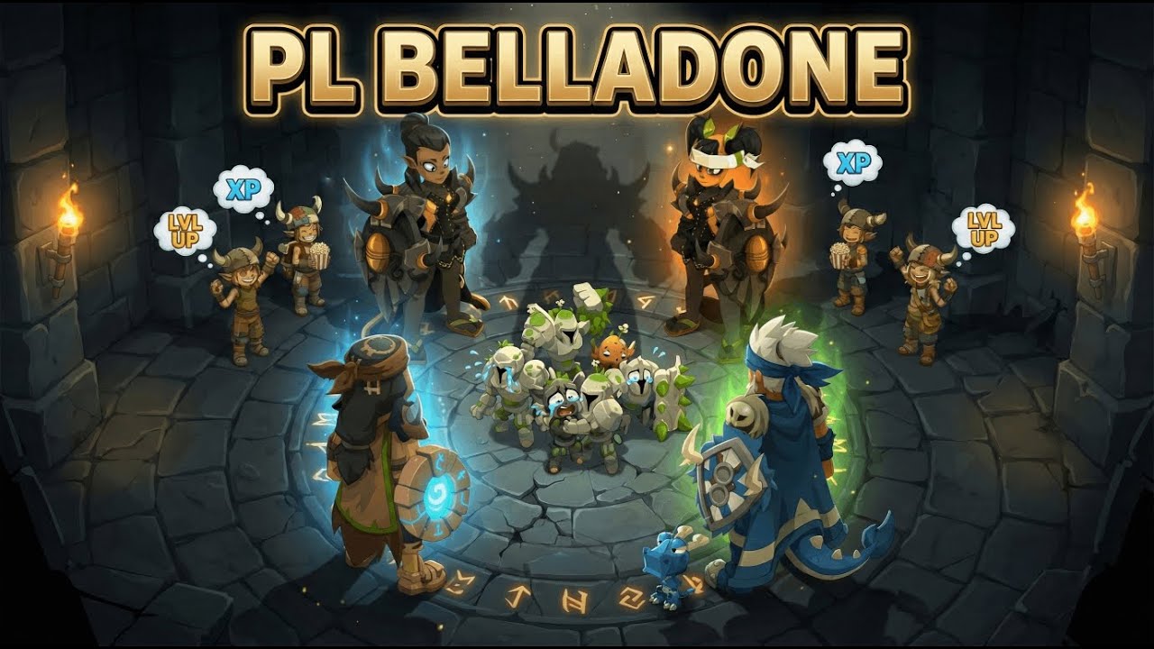 [DOFUS 3.4] Farm Belladone Dungeon - 4 Sasa - Low Cost