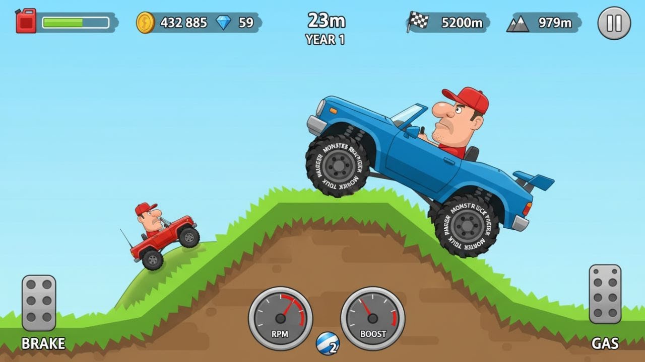 Hill Climb Racing: Free Car Game & Driving Fun 🚗