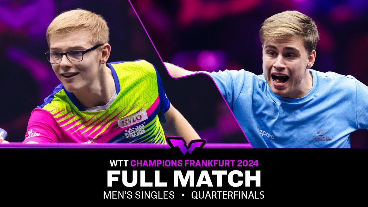 Epic Showdown: Felix Lebrun vs Truls Moregard | WTT Frankfurt 2024 Quarterfinals 🏓
