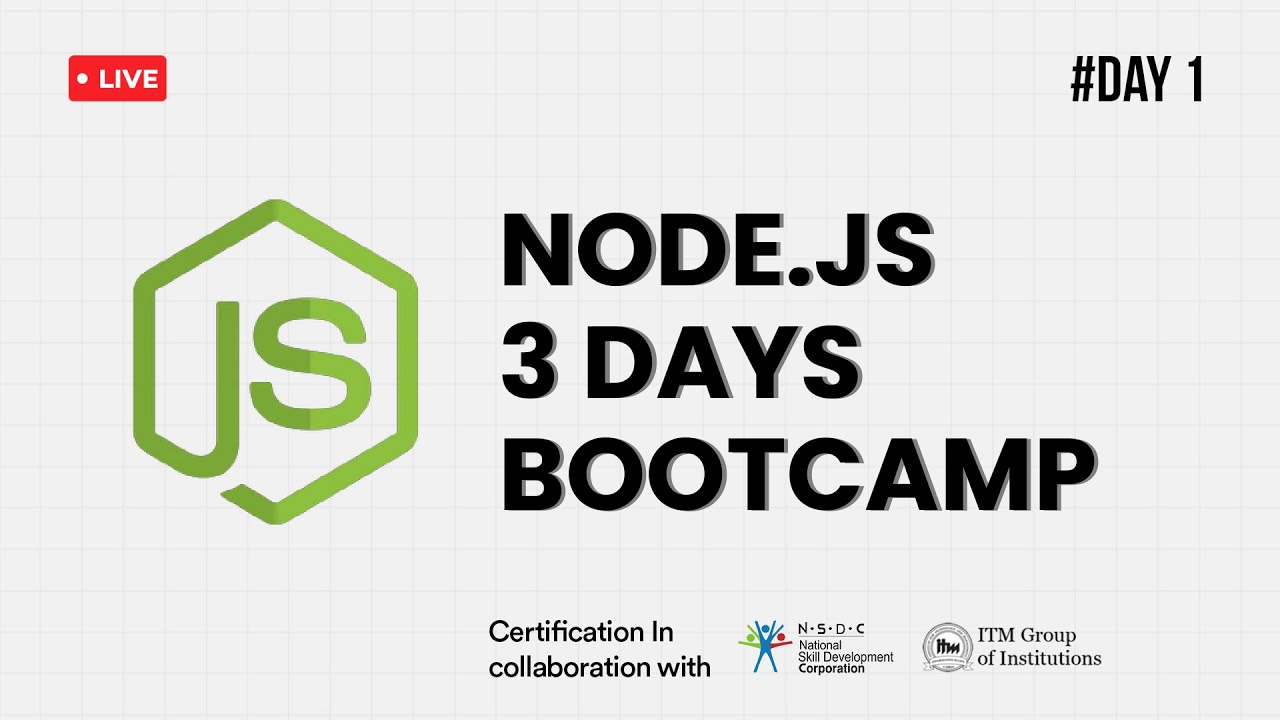 Day 1: Introduction to Node.js and Fundamental Concepts
