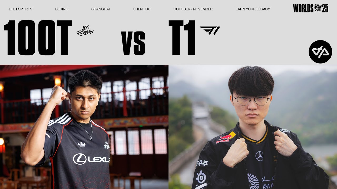 100T vs T1 – FAKER Out of Worlds 2025? 🏆