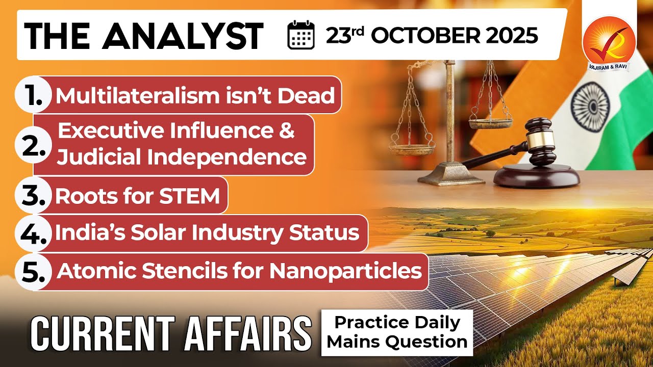 Daily Current Affairs 23 Oct 2025 | UPSC & Competitive Exam Prep 📰