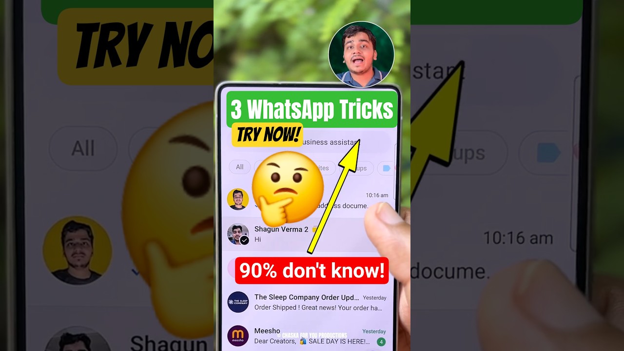 3 Useful WhatsApp Tricks: 90% Mobile users नहीं जानते! 🔥