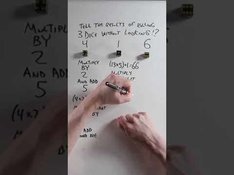 The No Look Dice Trick #shorts