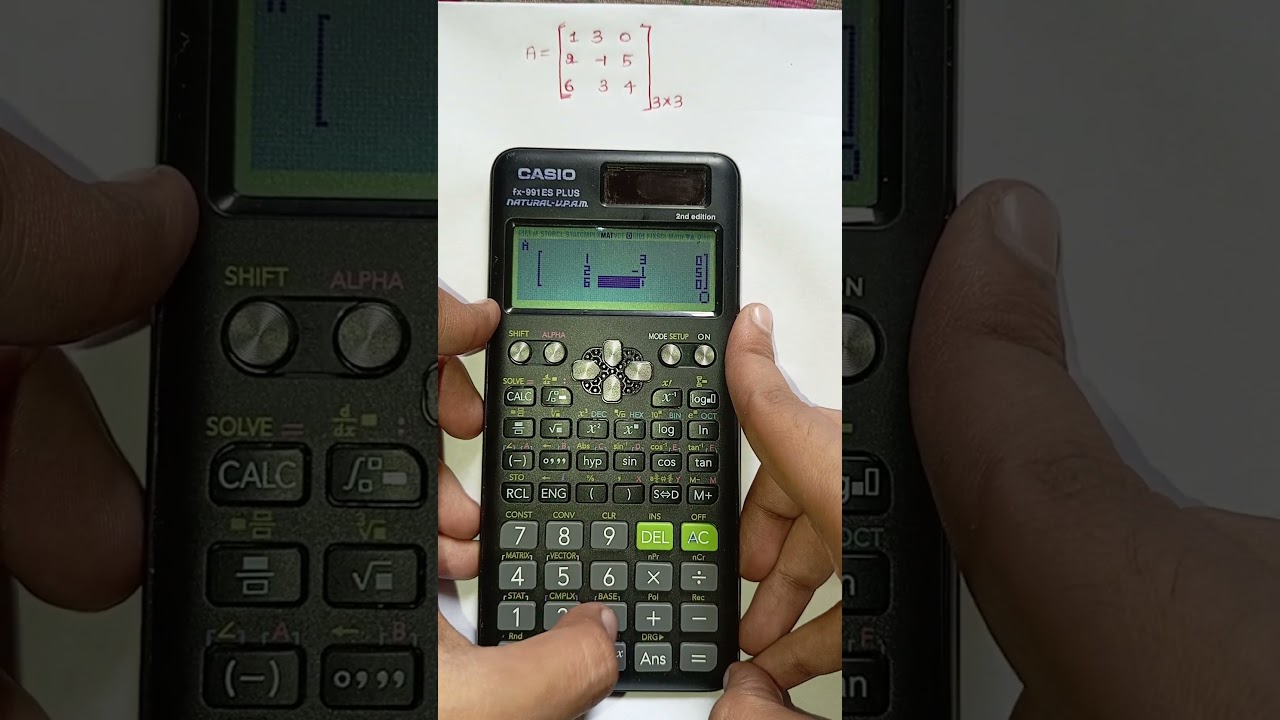 Easy Guide to Finding Determinants of Matrices with Casio Calculators 📊