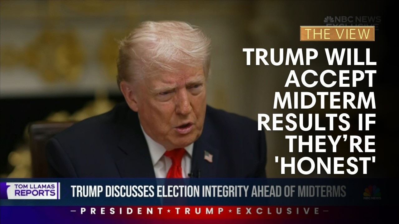 Trump Will Accept Midterms if Results Are 'Honest' 🗳️