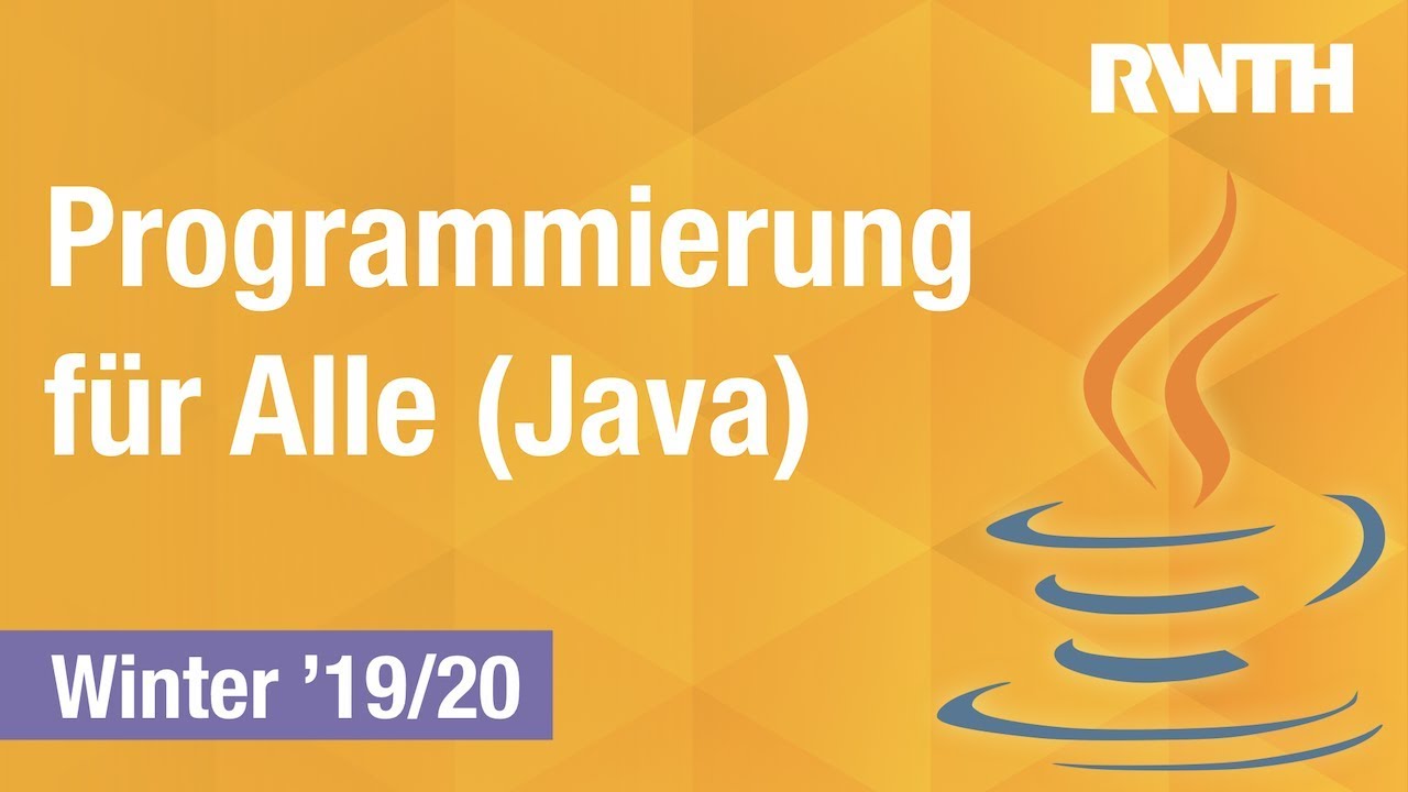 Java Programmierung für Einsteiger: Datenstrukturen – Vorlesung WS 2019/20 📚
