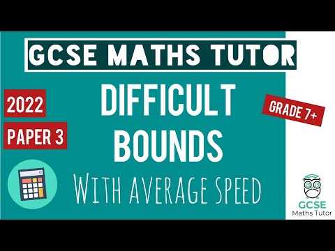 Difficult Bounds with Speed, Distance and Time | Grade 7+ | GCSE Maths Revision