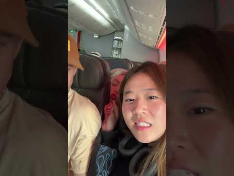 Annd we back! #brideyandjiny #travel #plane @brideydrake