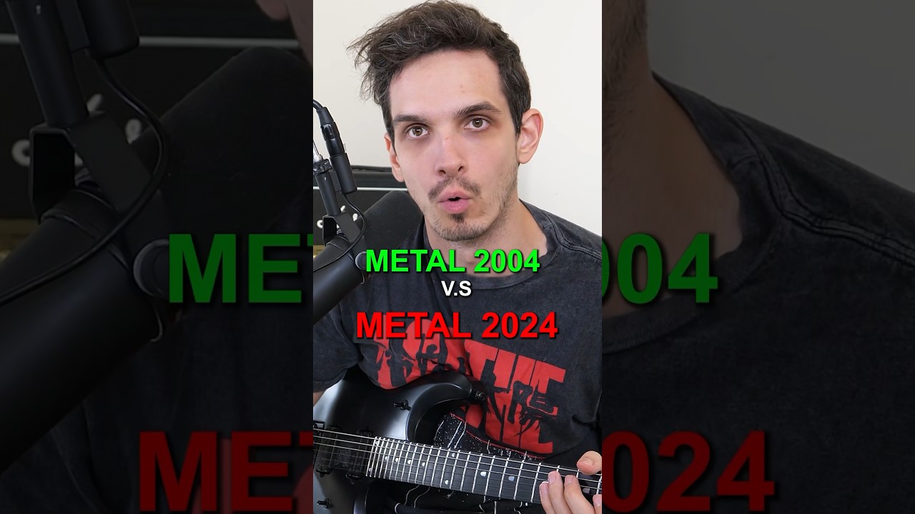 Metal 2004 vs 2024 🎸 #shorts
