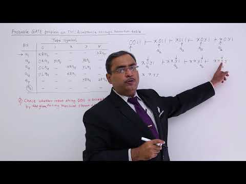 Turing Machine - Acceptance through Transition Table