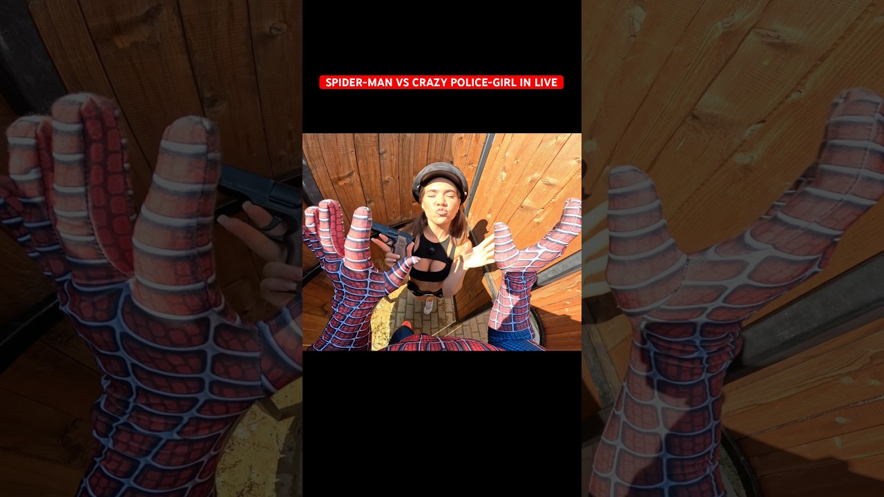 Spider-Man & Crazy Police-Girl Love Showdown 🕷️