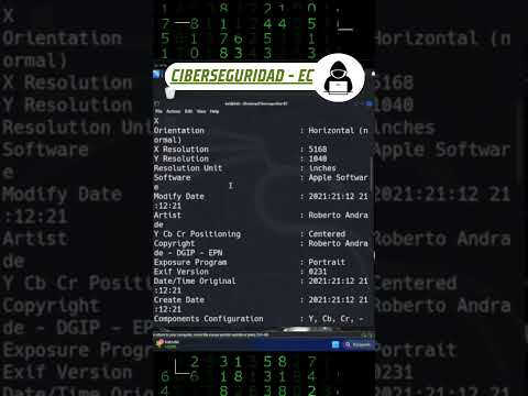 ¿Qué son los Metadatos? #metadatos #ciberseguridad #tecnologia #computación #exiftool #hackingético