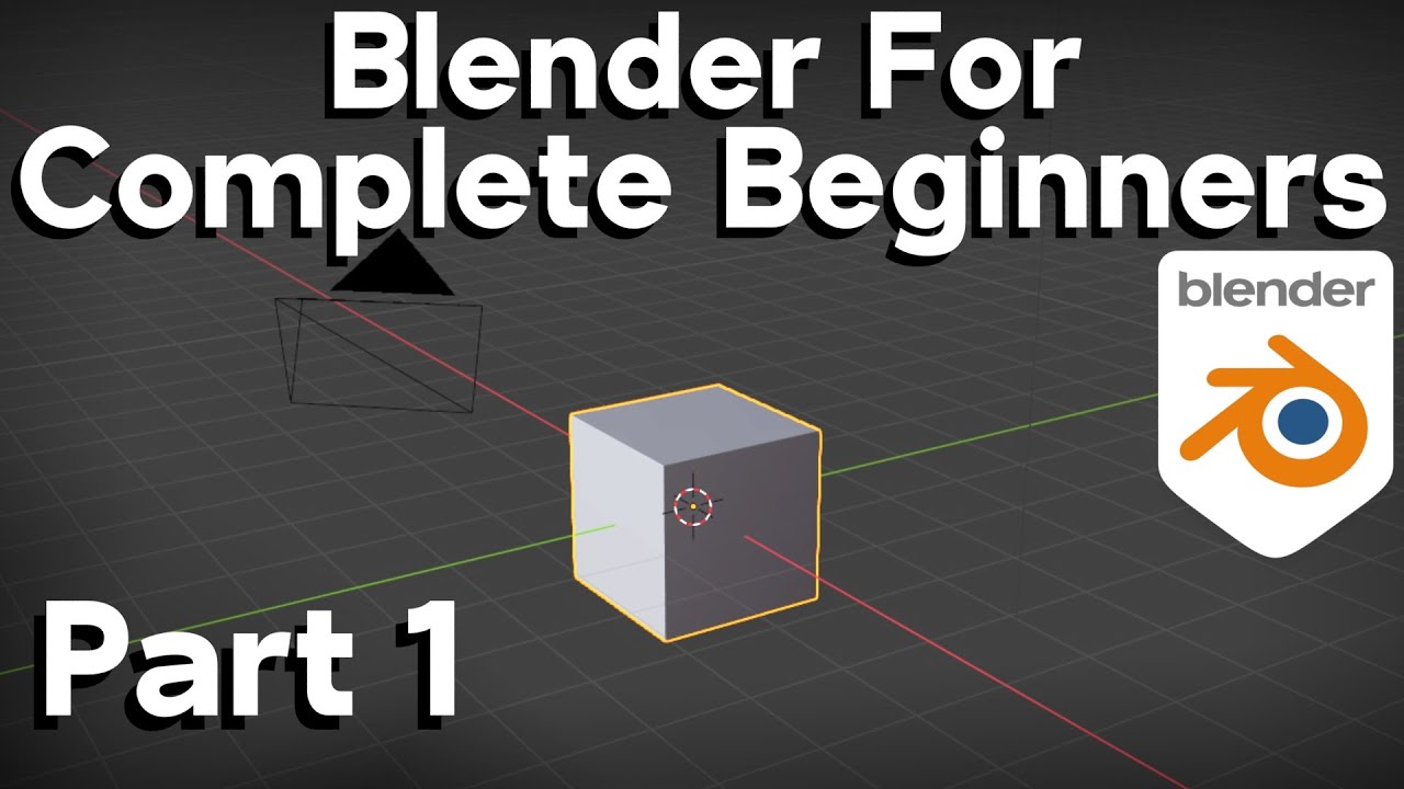 Part 1-Blender Beginner Tutorial (Basic Navigation & Shortcuts) Updated Tutorial Link in Description