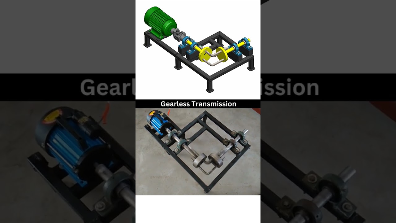 Gearless Transmission Using Elbow Mechanism