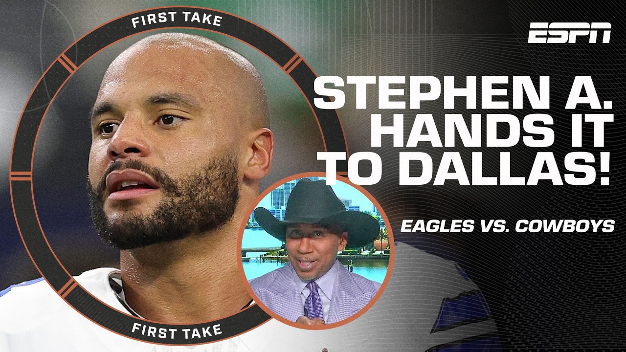 Stephen A. Praises Cowboys' Win on First Take 🏈