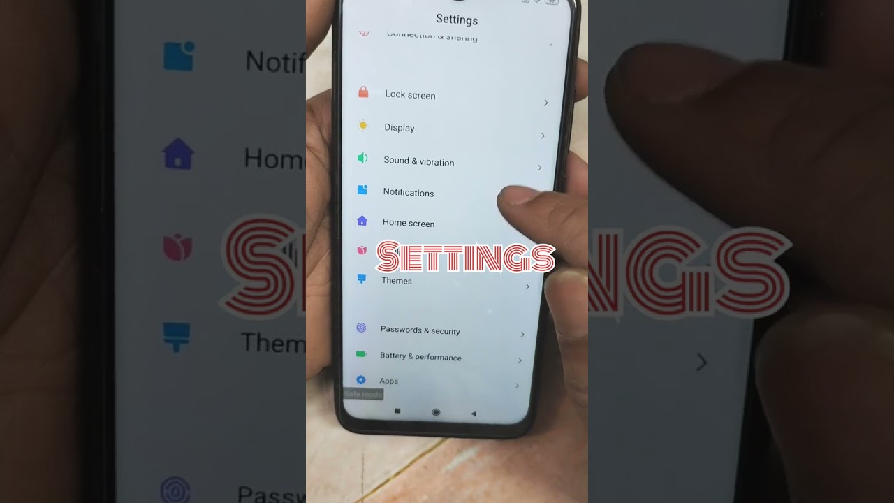 Removing a Gmail Account from Redmi Note 7