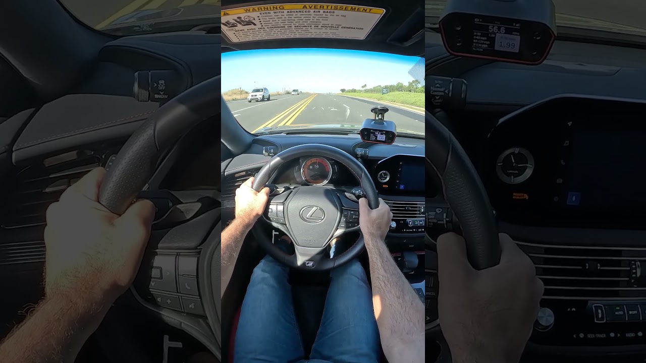 Lexus LS500 F Sport Hits 60 in 5.5s 🚗