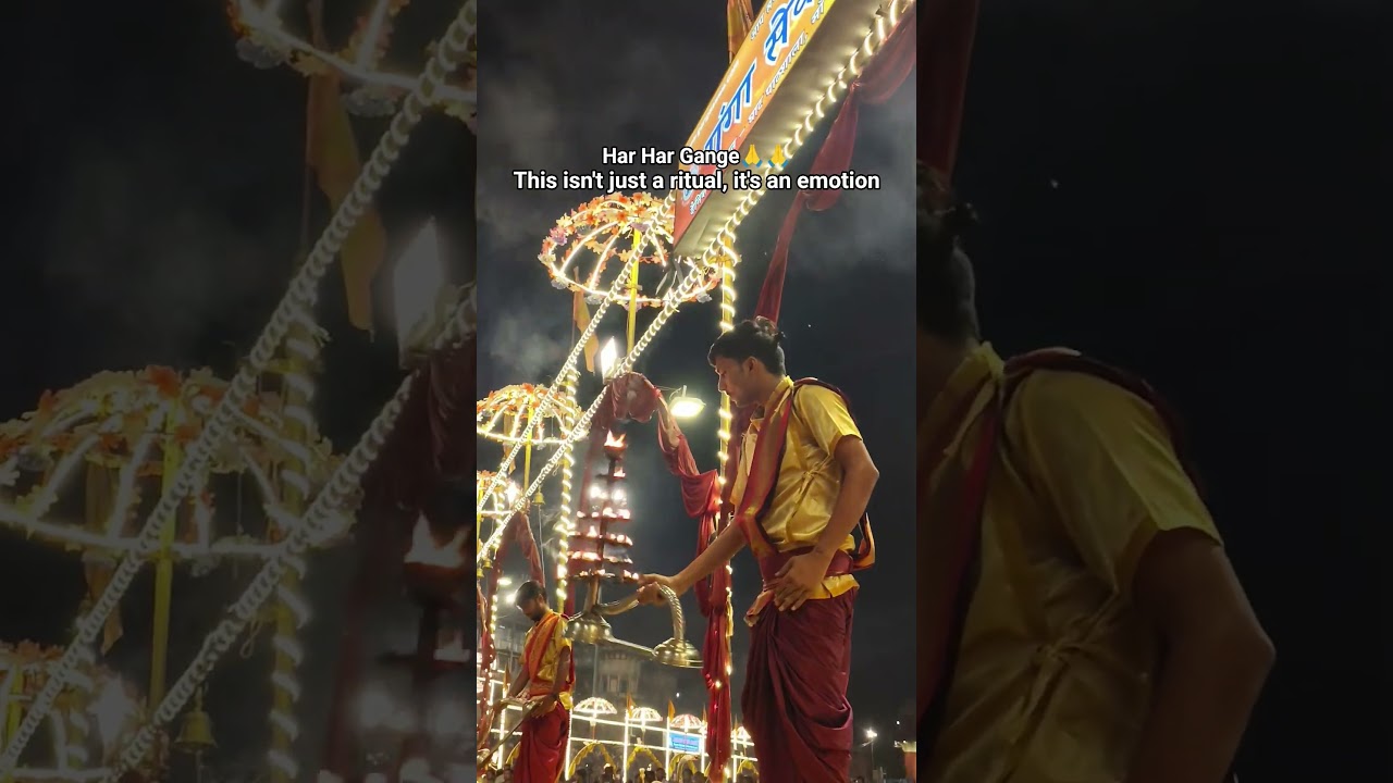 Har Har Mahadev & Ganga Aarti in Varanasi ✨