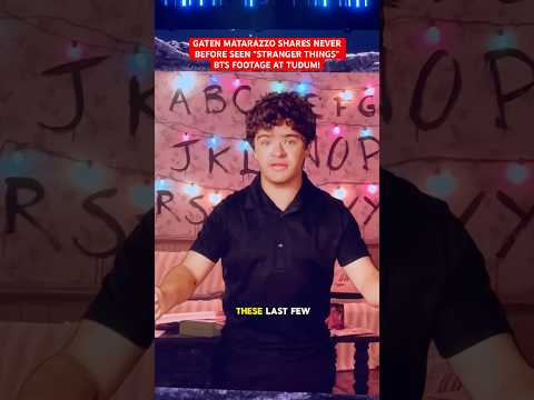 “Stranger Things” Never Before Seen BTS Footage Released At Netflix TUDUM! #tudum #strangerthings