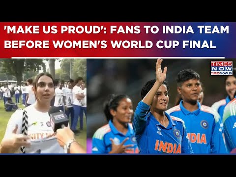India Vs South Africa, Women's World Cup 2025 Final: Fans Cheer For Team India, Pray For Cup | WATCH