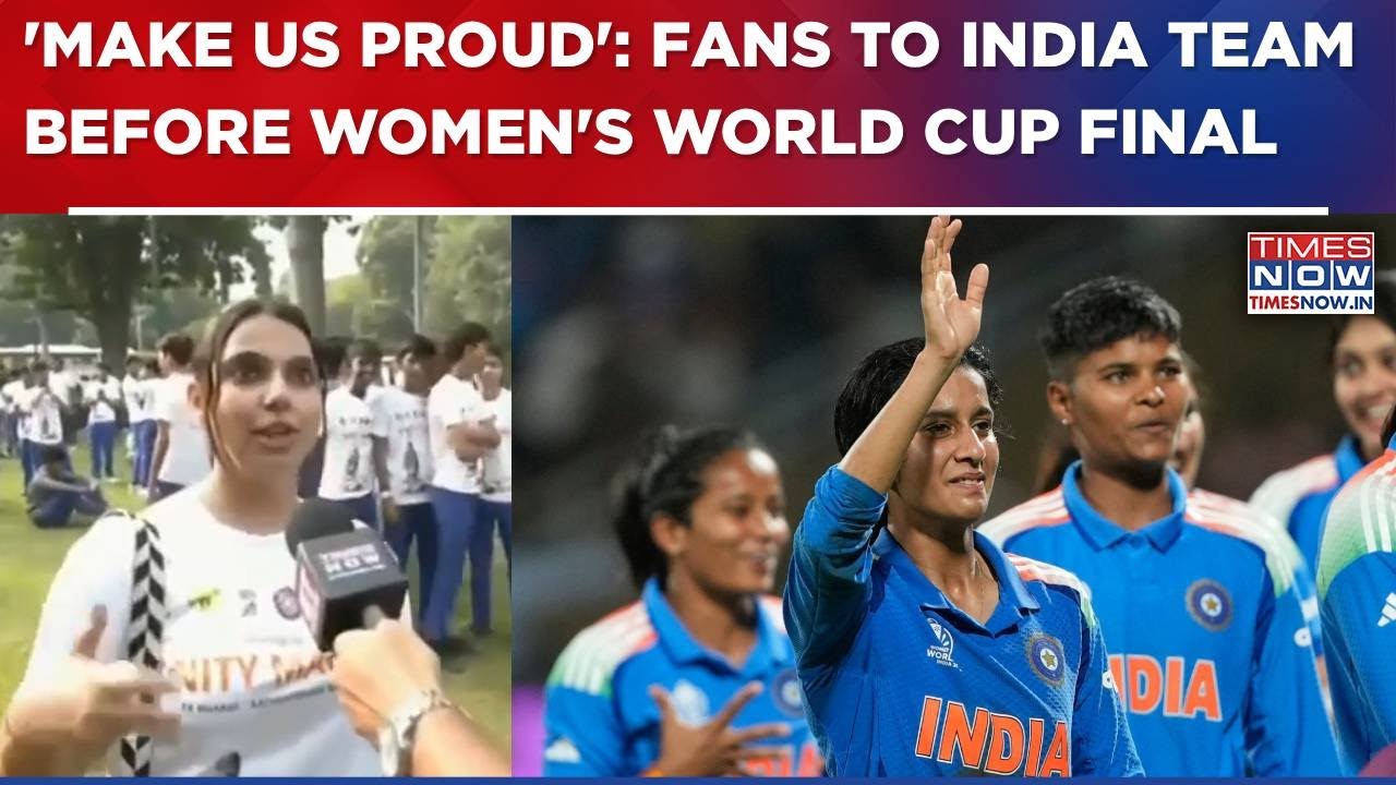 India vs South Africa Women's World Cup 2025 Final: Fans Roar for Victory 🇮🇳