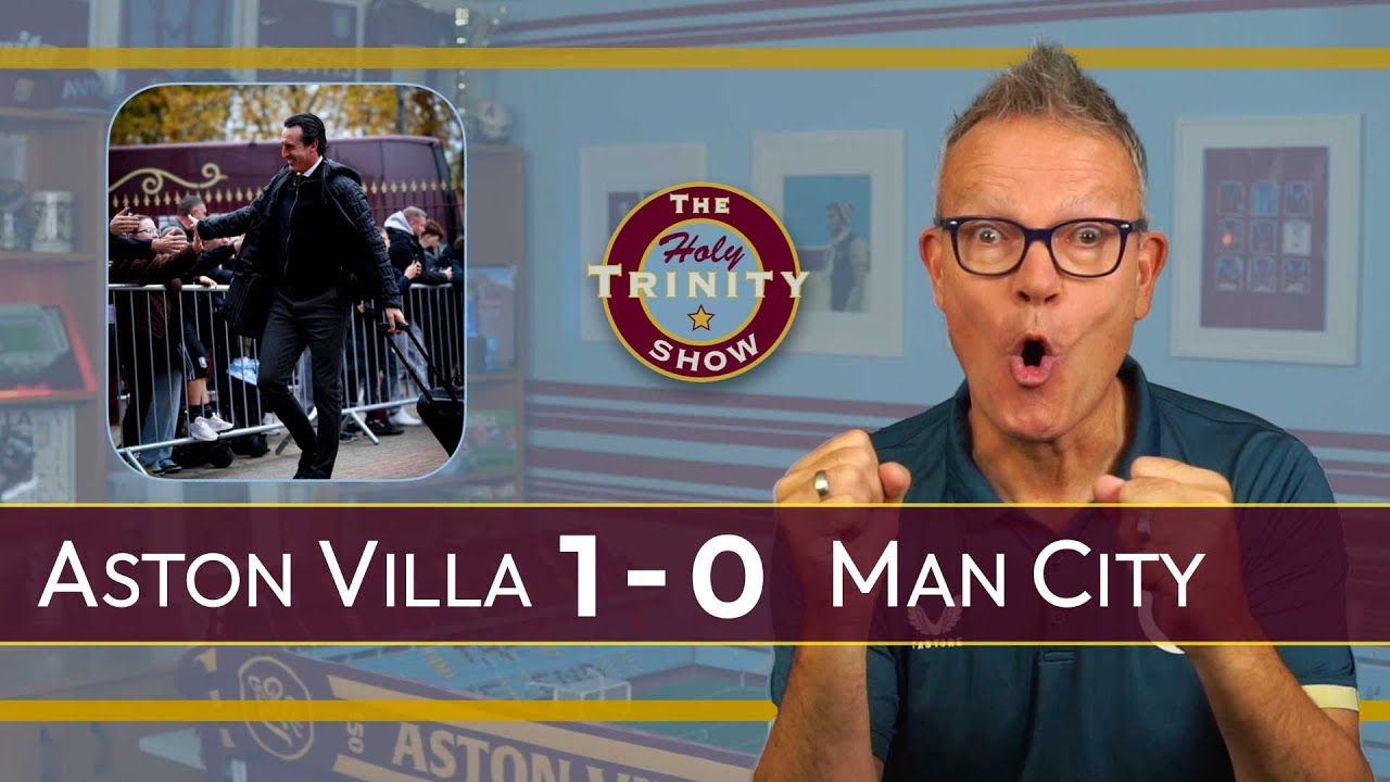 Aston Villa Stuns Manchester City 1-0 in Premier League Clash ⚽ | Unai-Versary Celebrated with Victory