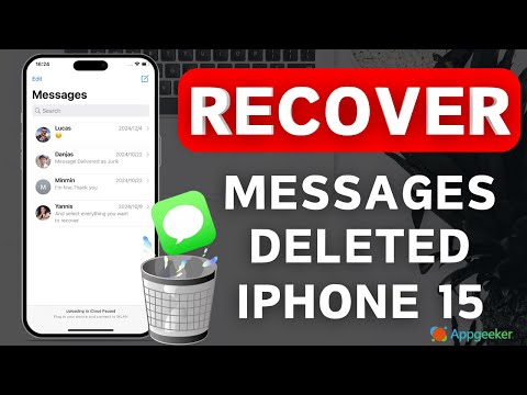 How to Recover Deleted Text Messages on iPhone 15| iPhone 15 Permanently Deleted Messages – 4 Ways