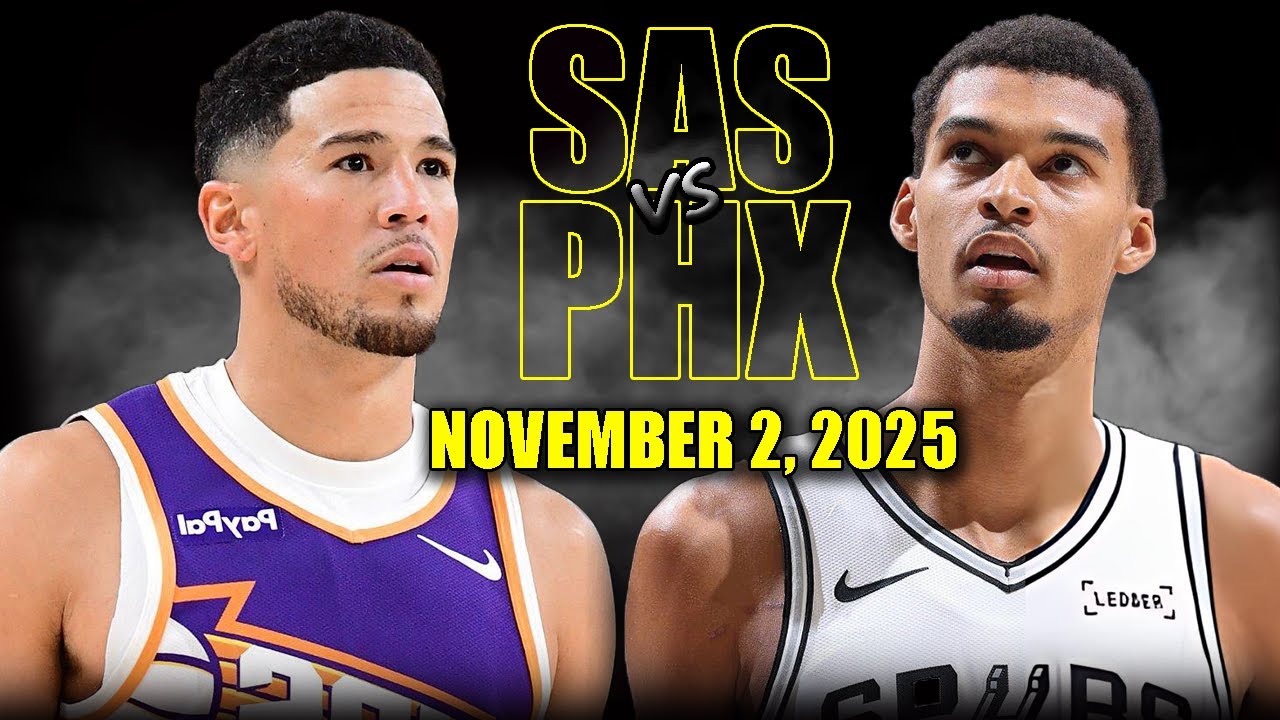 San Antonio Spurs vs Phoenix Suns Highlights - Nov 2, 2025
