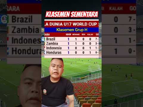 KLASEMEN SEMENTARA TIMNAS INDONESIA DI GRUP A PIALA DUNIA U-17 2025 SETELAH DIKALAHKAN ZAMBIA 1 - 3