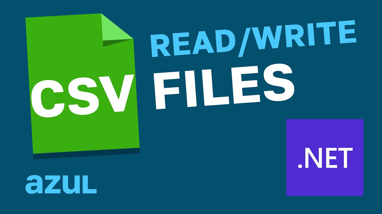 .NET C#/VB: Easy CSV Read & Write 📂