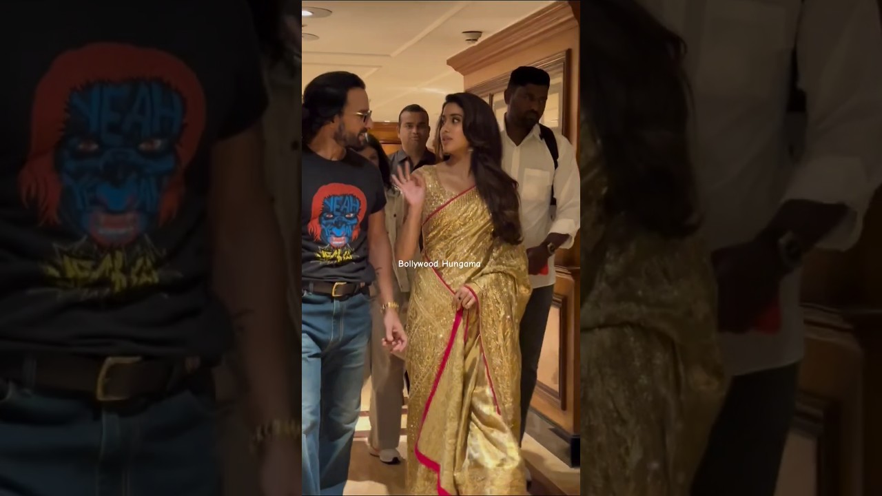 Saif Ali Khan & Janhvi Kapoor Promote Devara π¬