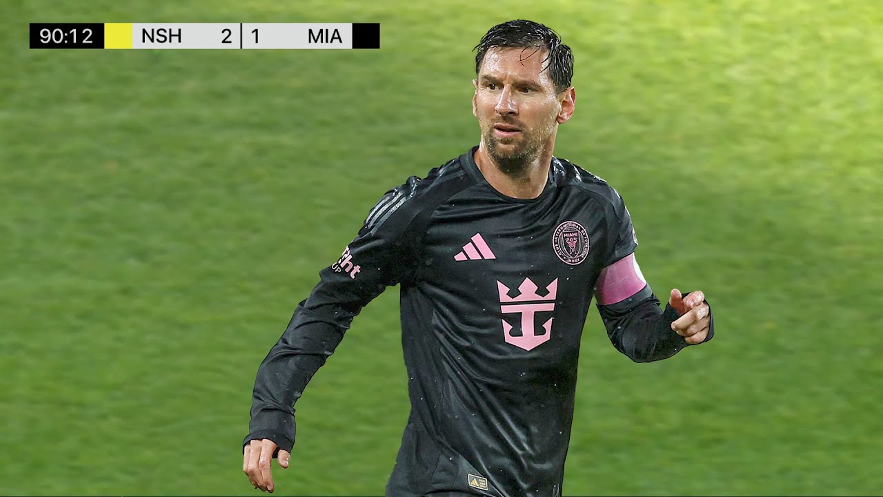 Messi Scores Rocket Goal vs Nashville 🔥