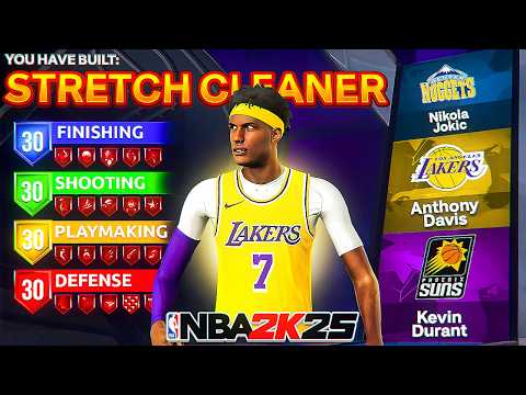 THE STRETCH BUILD THAT CAN DO EVERYTHING • BEST BUILD NBA 2K25 (FIRST NBA 2K25 BUILD)