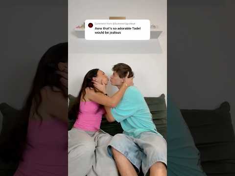 Wait for it… don’t show TADEL, OUR FIRST KISS! 🥰 #shorts
