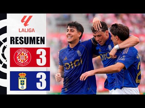 Girona vs Real Oviedo 3-3 Resumen | LaLiga 2025-26