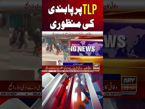 Federal cabinet has approved a Ban on TLP - Saad Rizvi - Tehreek e Labbaik #shorts #tlp #saadrizvi