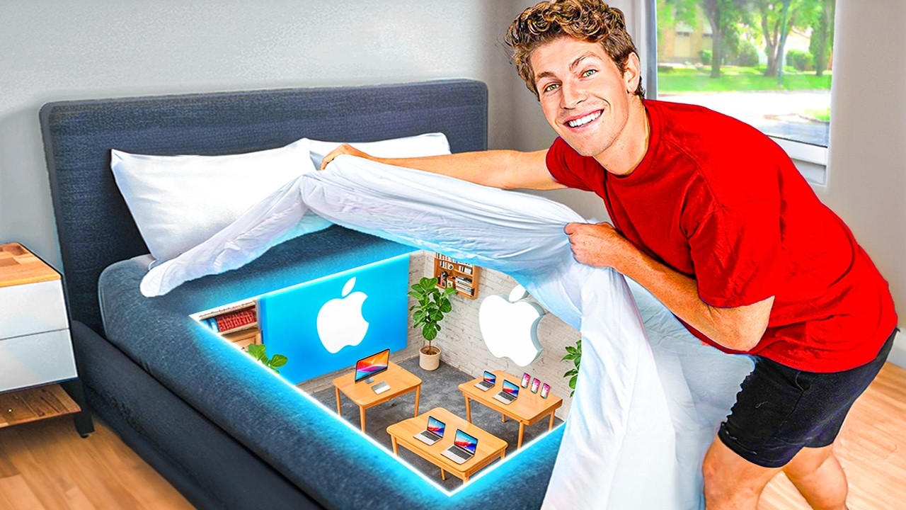 I Created a Secret Apple Store in My Room 🍎 | Surprise Shopping Event!