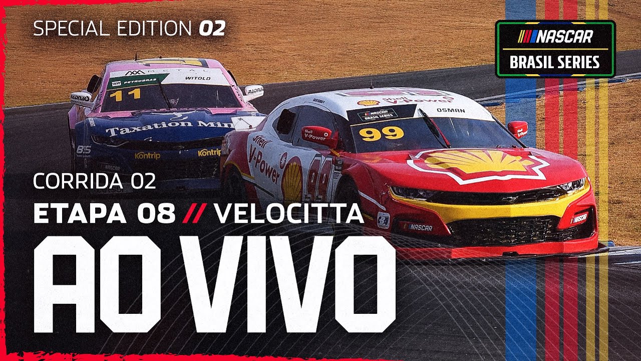 AO VIVO: Corrida Semifinal da NASCAR Brasil 2025 em Velocitta 🏁